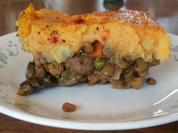 Pâté chinois aux lentilles – Très bon