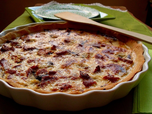 Quiche aux champignons (Vegan)