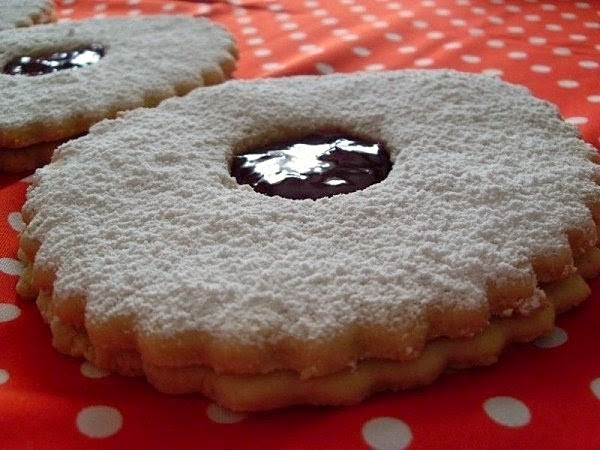 Sablés vegan à la confiture de cerises