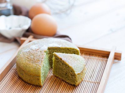 Cake au thé matcha