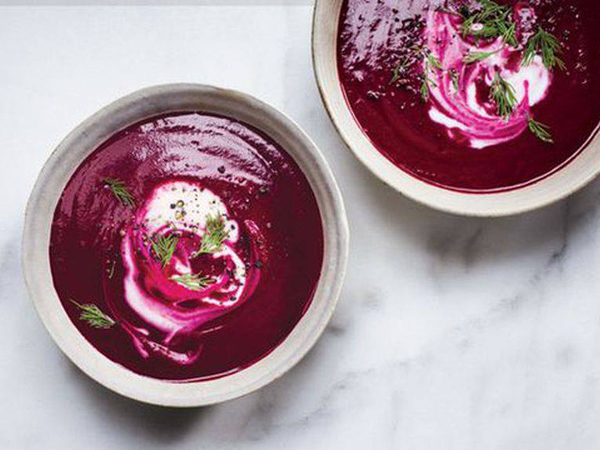 Soupe violette : Betteraves et Chou rouge