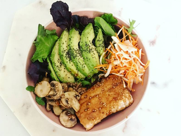 Sauce au saumon soja et avocat