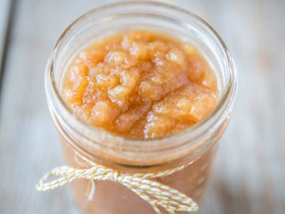 Compote de pommes légères