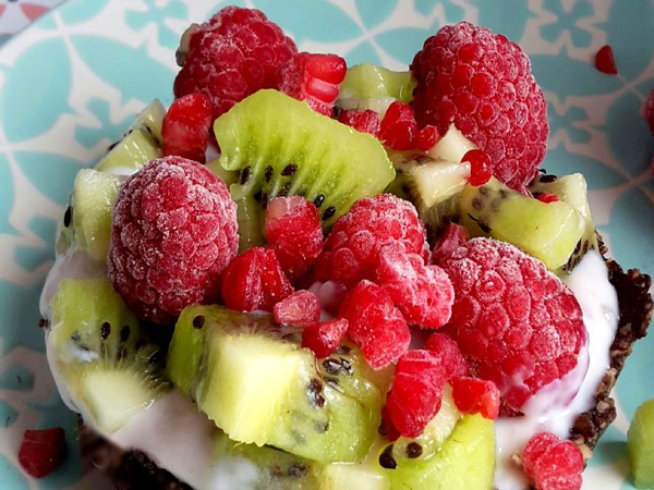 Tartelette crue aux fruits