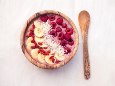 Smoothie bowl aux framboises