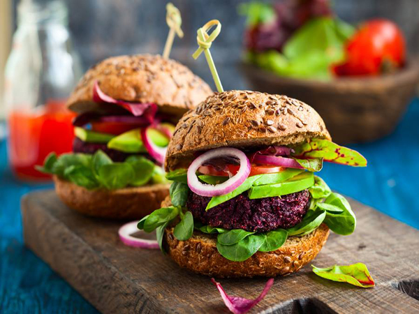 Burger végétarien au quinoa