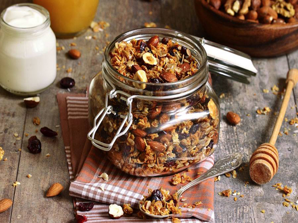 Granola sain et sans gluten