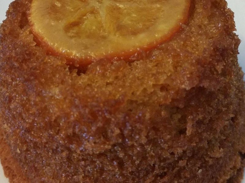 Mini cake aux oranges caramélisées