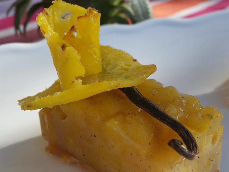 Recette de Compote d’ananas Victoria à la vanille